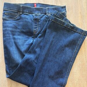 SPANX Dark Blue Straight Leg Jeans